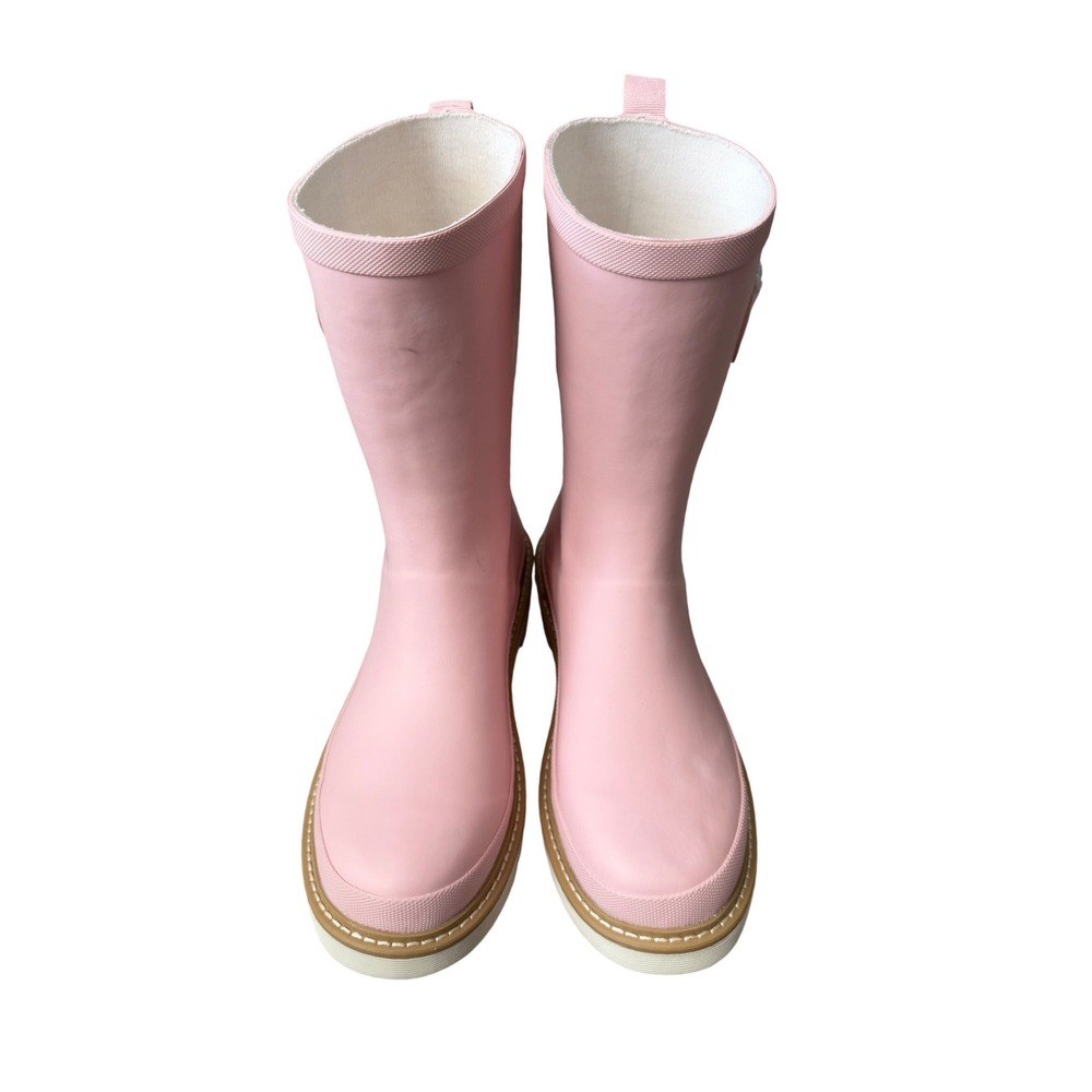 Corkys Make A Splash Pink Rain Boots Size 10 NWOT Waterproof Lug Sole - Picture 7 of 8